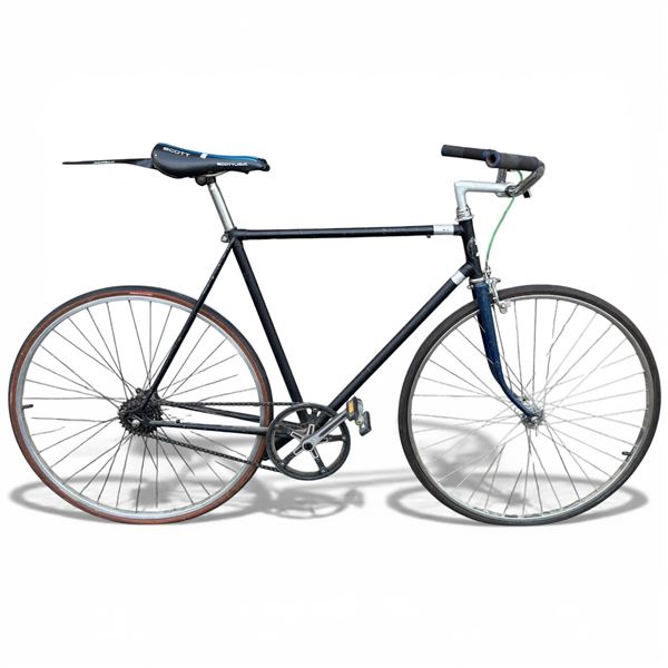 Vintage 23.5" Fixed Gear Bicycle with 27" Tires - Steel Tube Frame