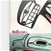 Image 2 : 3 First Nation Design Canvas Wall Art * 2 are signed HAB 2007 (8" x 10")