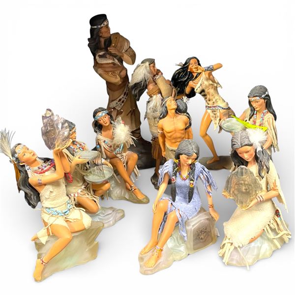 Ashton Drake Galleries "Mystic Vision" & Other Figurines (Tallest is 12") * Variety of materials