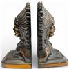 Image 2 : Matched Pair of Cast Metal Bookends 8 3" x 5" x 6" tall