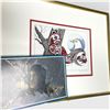 Image 2 : Signed Original Drawing & 2 Framed Prints (Drawing is 9" x 11" framed)