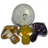 Image 1 : 3 Art Glass Tops and a 3.5" Paperweight