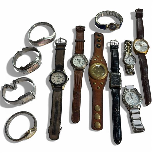 12 Assorted Men's & Ladies Preowned Watches