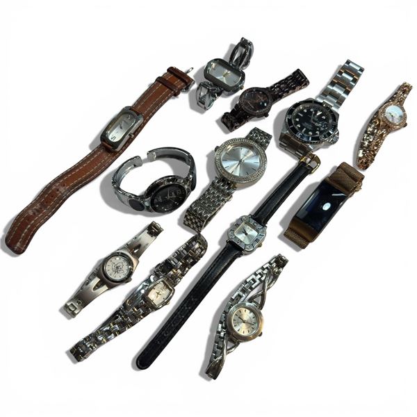 12 Assorted Men's & Ladies Preowned Watches