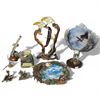 Image 1 : Group of 8 Eagle Themed DÃ©cor * Variety of Materials * Tallest is 11" tall