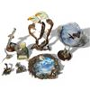 Image 2 : Group of 8 Eagle Themed DÃ©cor * Variety of Materials * Tallest is 11" tall