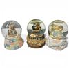 Image 1 : 3 Musical Snow Globes * One has lost its liquid