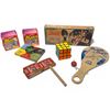Image 1 : Group of Vintage Toys * Featuring Rubic's Cube and New in Box Slinkys