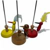 Image 2 : 3 Vintage Woodpecker on a Stick Toys * 15" tall