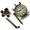 Image 1 : Box of Kundu Brass Anniversay Clock Parts (No base or dome)