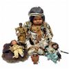 Image 1 : Collection of Native Dolls in Different Dress Tallest 18-Inch