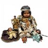 Image 2 : Collection of Native Dolls in Different Dress Tallest 18-Inch