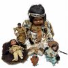 Image 3 : Collection of Native Dolls in Different Dress Tallest 18-Inch