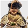 Image 2 : First Nation Native Baby Doll 20-Inch & Howling Wolf Plush Stuffed Toy