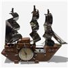 Image 1 : Vintage Sessions United Mid-Century Clipper Ship Electrified Table Clock