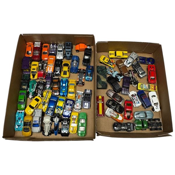 Large Collection of Assorted Diecast Cars Trucks & More Hot Wheels Matchbox & Other Brands