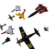 Image 5 : Collection of Various Diecast Planes Canada 3000 Plane Micro MacHines & More