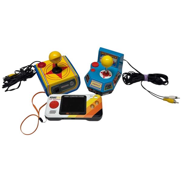 Retro Handheld Video Games: Namco Super Pac-Man, Ms. Pac-Man & Atari My Arcade Console