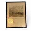 Image 1 : Vintage Framed Picture of Vancouver Harbour Signed 12.5x16.5-Inch