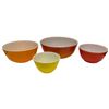Image 1 : Set of 4 Pyrex Primary Color Mixing Bowls (400 Series) a Vintage Set of Pyrex Primary Color