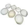 Image 1 : Collection of 6 Clear Pyrex Lids & 1 JAJ Lid Chip Free