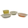 Image 1 : Glassbake Bakeware: Blue Onion, Orange Pattern & Blueberry Casserole Dishes & Sunbeam Mix