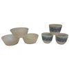 Image 1 : Federal Glass White Milk Glass Custard Cups & Anchor Hocking Fire King White Bowls