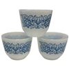 Image 3 : Federal Glass White Milk Glass Custard Cups & Anchor Hocking Fire King White Bowls