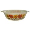 Image 2 : Bakeware: Fire King 436 Fall Flower, 2x Glassbake J522 Wildflowers & Anchor Hocking 432