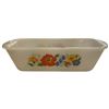 Image 3 : Bakeware: Fire King 436 Fall Flower, 2x Glassbake J522 Wildflowers & Anchor Hocking 432
