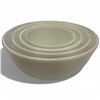 Image 1 : Set of 4 Pyrex 400 Series White Nesting Bowls 401 402 403 & 404 No Chips