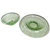 Image 4 : Hazel Atlas Uranium Glass Bowl 7-Inch & Console Bowl 12-Inch Diameter