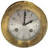 Image 1 : Vintage Brass Schatz Ship's Bell Clock 8 Day 7 Jewels Made in West Germany 4.25-Inch