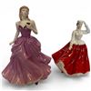 Image 1 : Royal Doulton Pretty Ladies - Gail HN 4804 & Victoria HN 4623