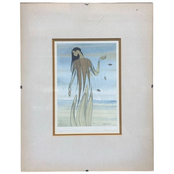 Framed Ioyan Mani 'Approach of Autumn' Print 11x14-Inch