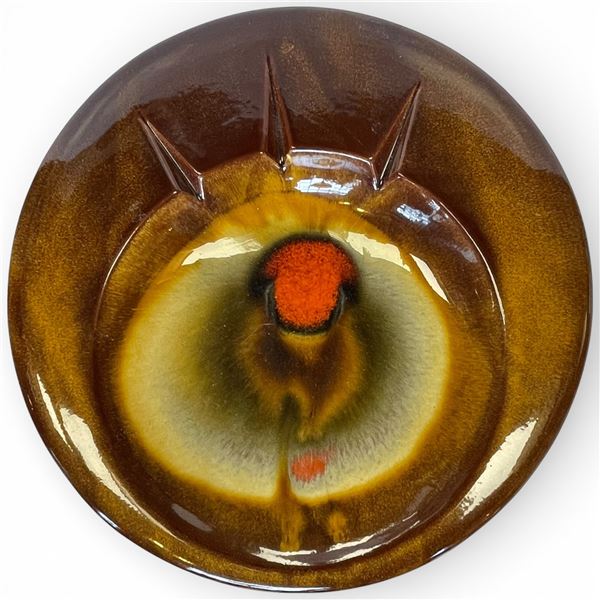 Freeman McFarlin Originals Fine Art Line Ashtray Plate El Monte California Vintage 11-Inch