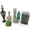 Image 1 : Collection of Assorted Glass & Porcelain Perfume Bottles & Trinket Boxes