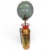 Image 3 : Vintage Imperial Brass Polished Fire Extinguisher Touch Activated Lamp 37-Inch