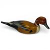 Image 1 : Vintage Northern Pintail Hand-Carved & Painted Wood Duck Decoy 16-Inch