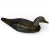 Image 1 : Vintage Hand-Carved & Hand-Painted Mallard Wooden Duck Decoy 17-Inch