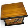 Image 4 : Clarence a Wells Wooden Keepsake Box Thunderbird Painted Thunderbird First Nations West Coast