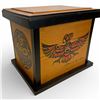 Image 1 : Clarence a Wells Wooden Keepsake Box Thunderbird Painted Thunderbird First Nations West Coast