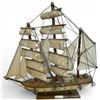 Image 2 : Fleet of 6 Wooden Ships: Sailboats Tugboats & Wine Bottle Holder Tallest 25-Inch