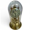Image 1 : Vintage Kundo 400-Day Anniversary Clock Made in Germany Brass Glass Dome 12-Inch