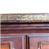 Image 3 : Antique J.d. Warren Mfg. Co Apothecary Medicine Cabinet/Card Catalog File Quarter-Sawn Oak