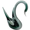 Image 7 : Art Glass Quartet: Murano Style Aquarium Glass Fish, Green Swan, Duck & Black Obsidian Frog