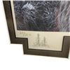 Image 3 : Framed Vintage Wildlife Art Print Cougar Randy Fehr Watchful Eye 22/250 25x30.5-Inch