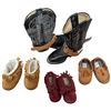Image 1 : Collection of Children's Moccasins & Cowboy Boots. Sizes 6-12 Months to Children's Size 9 Boots