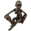 Image 6 : Collection of Vintage African Carved Wood Art Includes Several Tribal Figures, Pick and More