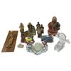 Image 1 : Christmas Collection: Brass/Enamel Créche Figures, Santa Figures, Snowman & More